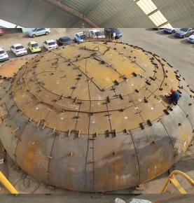 Segmental Tank Heads Manufacturing