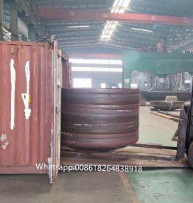 Carbon Steel Dished Bottom Head Large Diameter Hot Pressing Hemispherical Pressure Vessel Tank Head